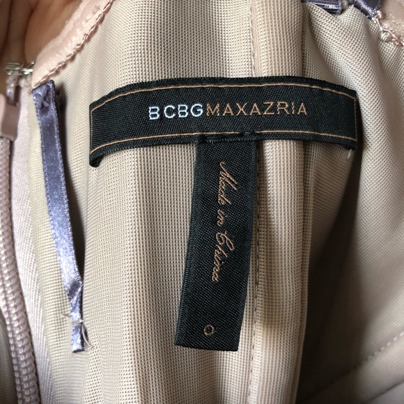 BCBGMaxAzria Strapless Hana Taffeta Dress 0 - Picture 7 of 8